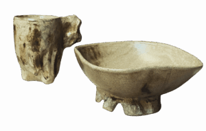 set taza/vaso + bowl desayuno                                  (cuchara incluída)