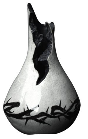 jarrón roto "Espinos" de la serie "Dark Side" x Samsararts